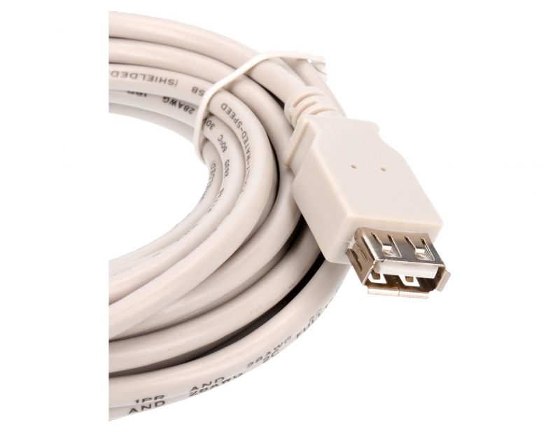 USB-FORLÆNGERLEDNING TYPE-A-HAN/TYPE-A-HUN 5,0M