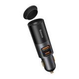 Baseus Share Together USB / USB Type C / cigarette lighter socket bil oplader 120W Quick Charge Power Delivery grå (CCBT-C0G)