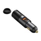 Baseus Share Together USB / USB Type C / cigarette lighter socket bil oplader 120W Quick Charge Power Delivery grå (CCBT-C0G)