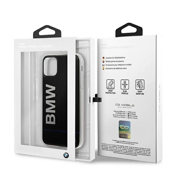 Etui BMW BMHCN65PCUBBK iPhone 11 Pro Max 11 6,5" sort/sort hårdkasse Signature Printed Logo
