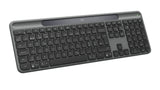 Logitech Signature Slim Solar + K980 tastatur Universel RF trådløs + Bluetooth QWERTY Dansk, Finsk, Norsk, Svensk Grafit