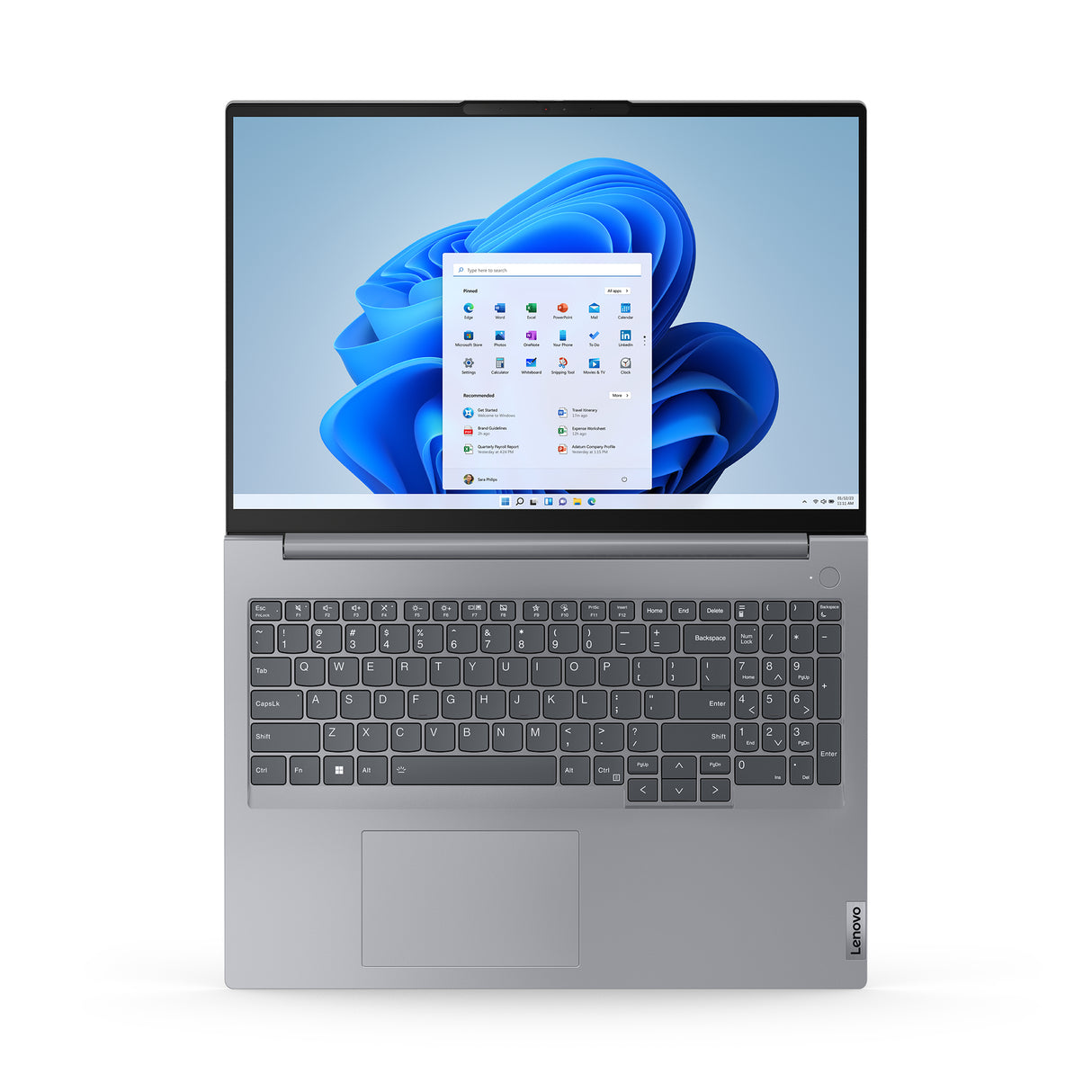 Lenovo ThinkBook 16 G6 ABP AMD Ryzen™ 5 7530U Laptop 40,6 cm (16") WUXGA 16 GB DDR4-SDRAM 256 GB SSD Wi-Fi 6 (802.11ax) Windows 11 Pro Nordisk Grå