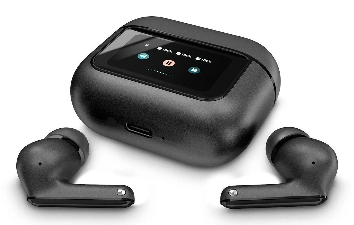 Energy Sistem Display ANC Headset True Wireless Stereo (TWS) I ørerne Opkald/musik USB Type-C Bluetooth Sort