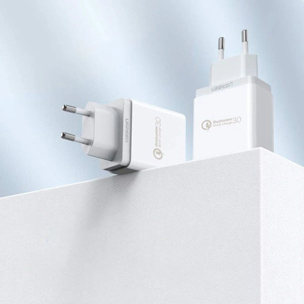 Ugreen CD122 Quick Charge 3.0 18W 3A USB hurtig oplader Hvid (10133)