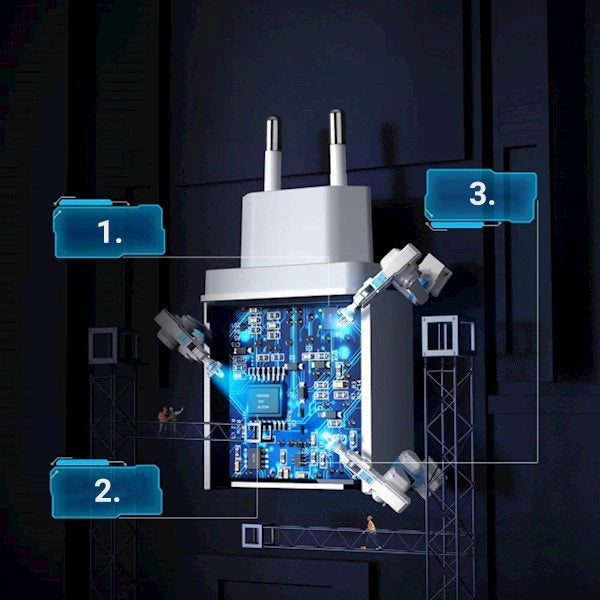 Ugreen CD122 Quick Charge 3.0 18W 3A USB hurtig oplader Hvid (10133)