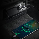Ugreen Car Charger USB Type C / USB 24W Power Delivery Hurtig opladning Grå (30780)