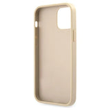 Guess GUHCP12LRSAVSLG iPhone 12 Pro Max 6.7" guld/guld hardcase Saffiano Vintage Script