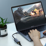 Ugreen eksternt netværksadapter RJ45 - USB Type C (1000 Mbps / 1 Gbps) Gigabit Ethernet grå (CM199)