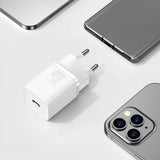 Baseus Super Si 1C fast charger USB Type C 30W Power Delivery Quick Charge white (CCSUP-J02)