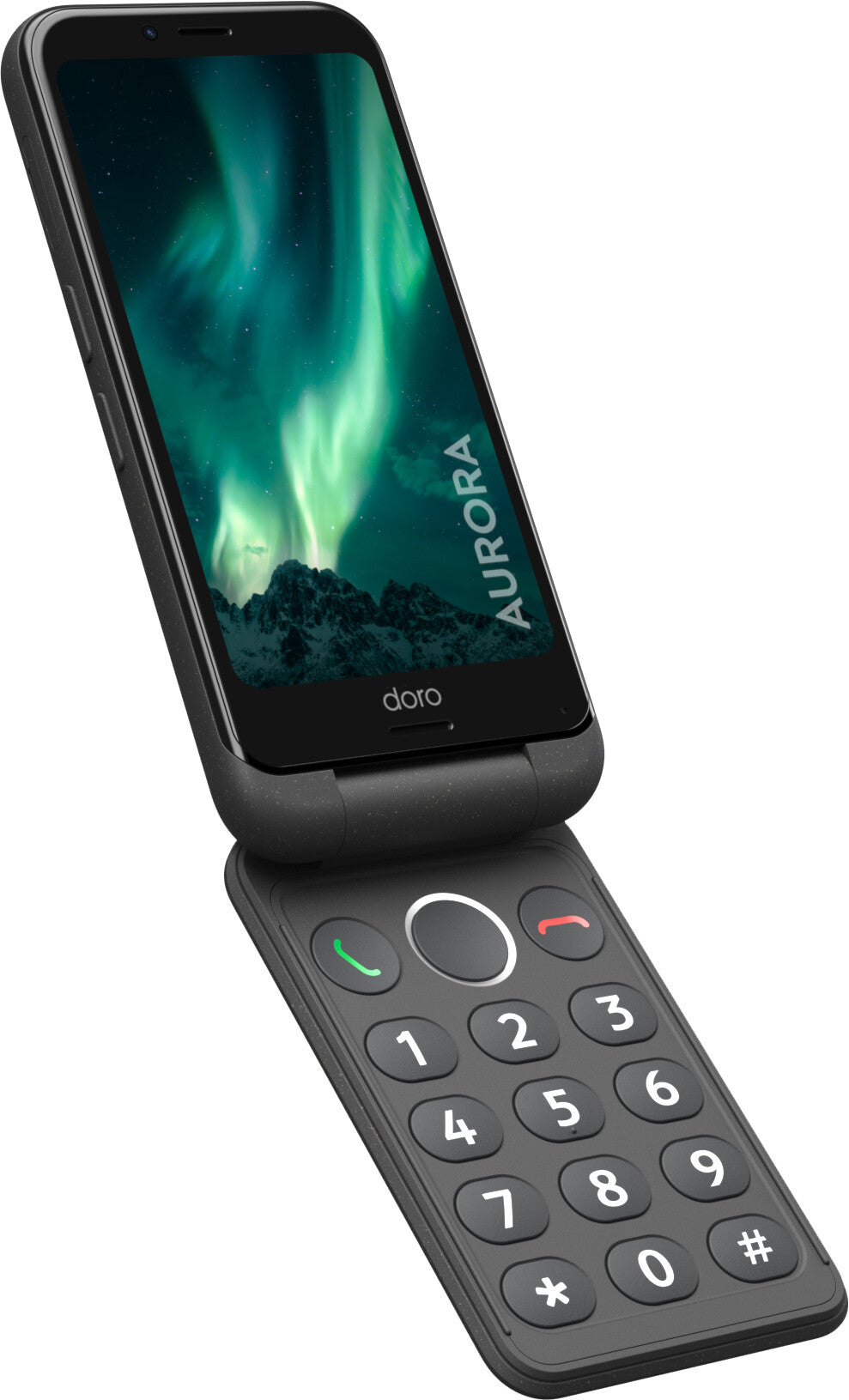 Doro Aurora 21 11,4 cm (4.5") Dual SIM Android 14 4G USB Type-C 4 GB 64 GB 3000 mAh Grafit