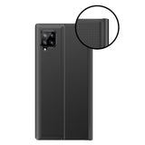Sleep Case Bookcase Type Case med Smart Window til Samsung Galaxy A22 4G blå