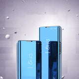Clear View Case cover til Samsung Galaxy A22 4G sort