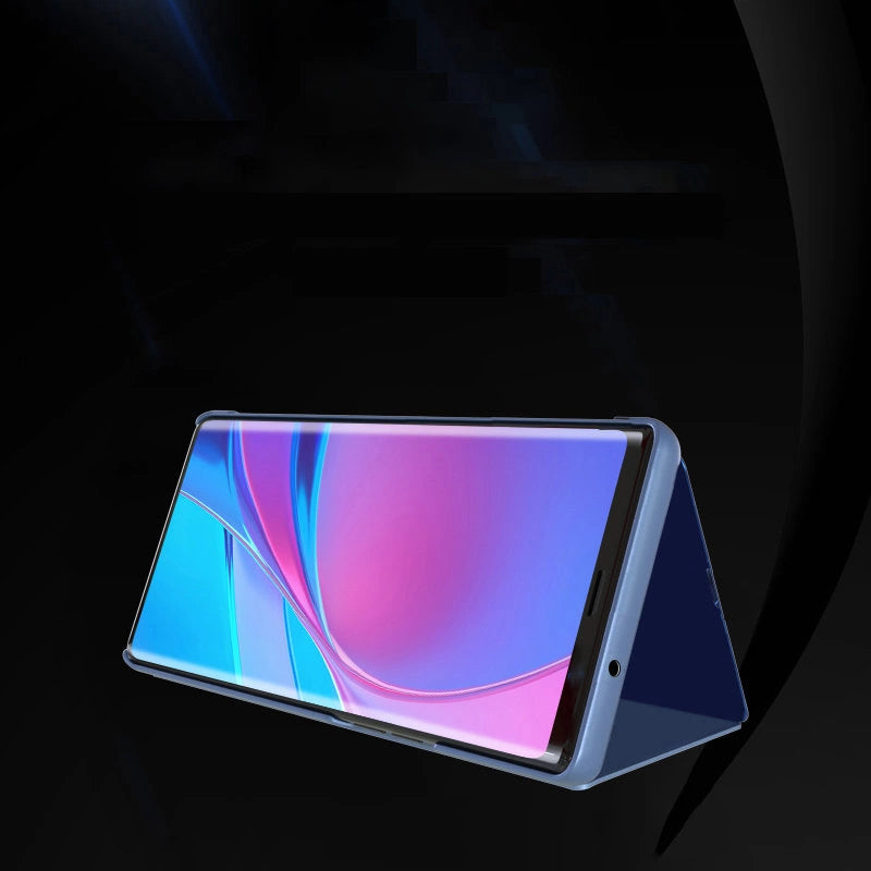 Clear View Case cover til Samsung Galaxy A22 4G blå