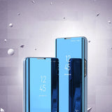 Clear View Case cover til Samsung Galaxy A22 4G blå