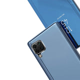 Clear View Case cover til Samsung Galaxy A22 4G blå