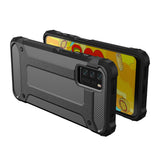 Hybrid Armor Case Tough Rugged Cover til Xiaomi Redmi Note 10 5G / Poco M3 Pro guld