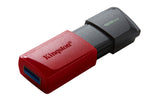 Kingston Technology DataTraveler 128 GB USB 3.2 Gen1 Exodia M (sort + rød)