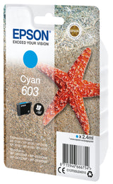 Epson C13T03U24020 blækpatron 1 stk Original Standard udbytte Blå