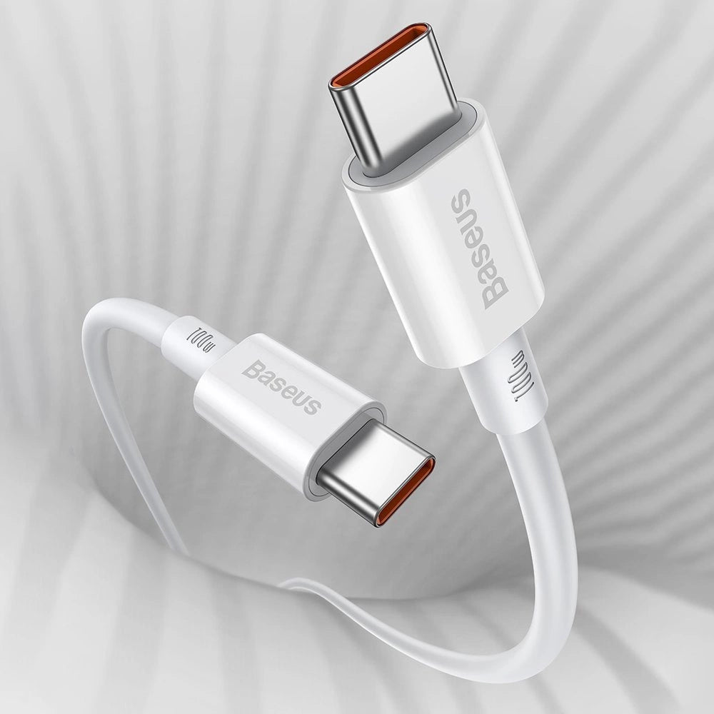 Baseus CATYS-C01 USB-C - USB-C PD QC FCP kabel 100W 5A 480Mb/s 2m - sort