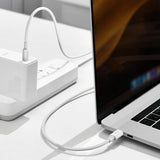 Baseus CATYS-C01 USB-C - USB-C PD QC FCP kabel 100W 5A 480Mb/s 2m - sort