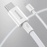 Baseus CATYS-C01 USB-C - USB-C PD QC FCP kabel 100W 5A 480Mb/s 2m - sort
