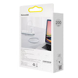 Baseus CATYS-C02 USB-C - USB-C PD QC FCP-kabel 100W 5A 2m - hvid