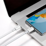 Baseus CATYS-C02 USB-C - USB-C PD QC FCP-kabel 100W 5A 2m - hvid
