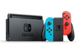 Nintendo Switch V2 2019 bærbar spilkonsol 15,8 cm (6.2") 32 GB Berøringsskærm Wi-Fi Sort, Blå, Rød
