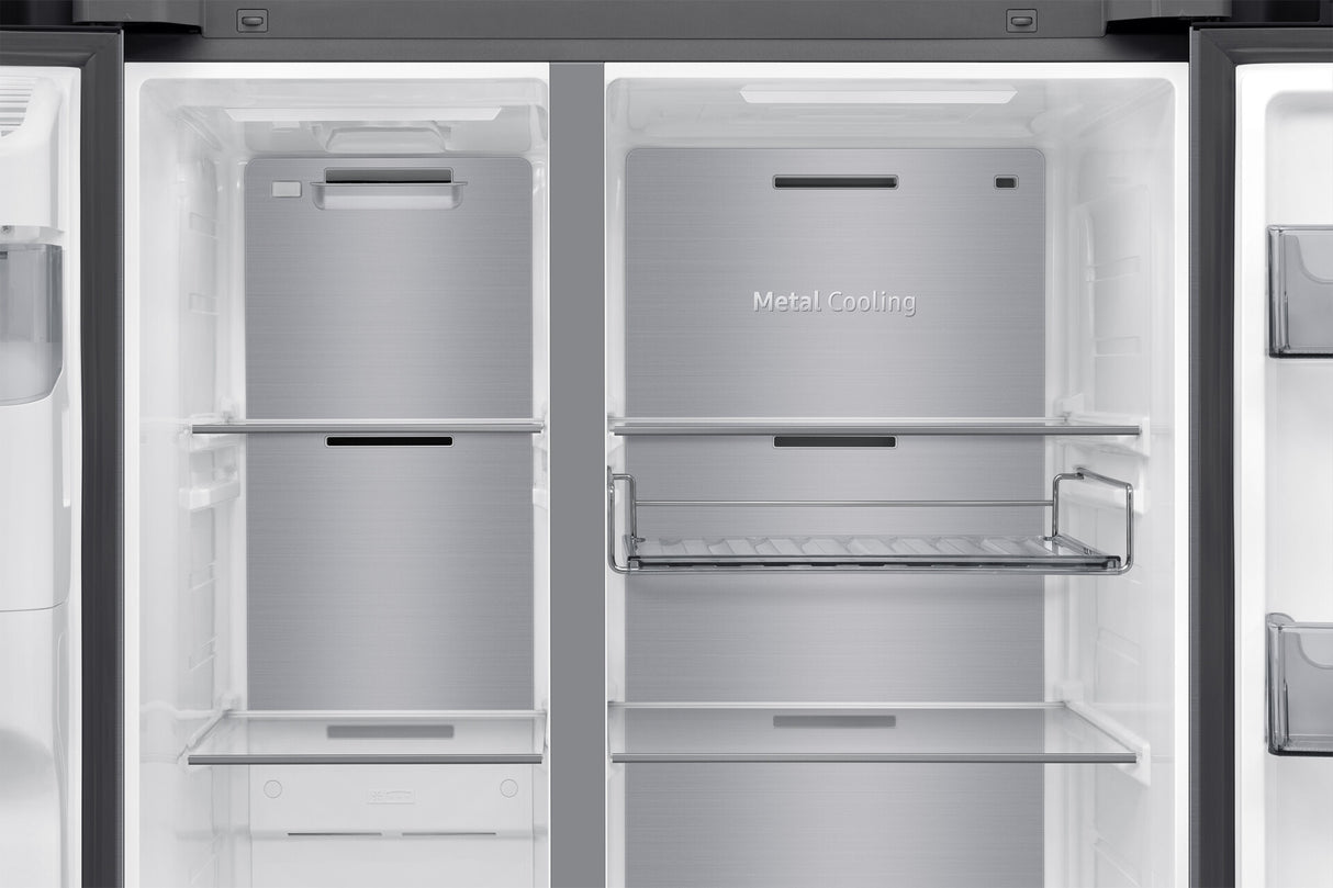 Samsung Series 9 RS90F64EDT side-by-side køle-fryseskab Fritstående 621 L Rustfrit stål