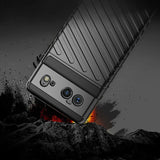 Thunder Case Flexible Tough Rugged Cover TPU Case til Google Pixel 6 sort