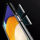 Thunder Case Flexible Tough Rugged Cover TPU Case til Samsung Galaxy A22 4G sort