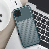 Thunder Case Flexible Tough Rugged Cover TPU Case til Samsung Galaxy A22 5G sort