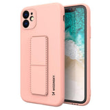 Wozinsky Kickstand Case silikonhylster med stativ Samsung Galaxy A32 4G pink