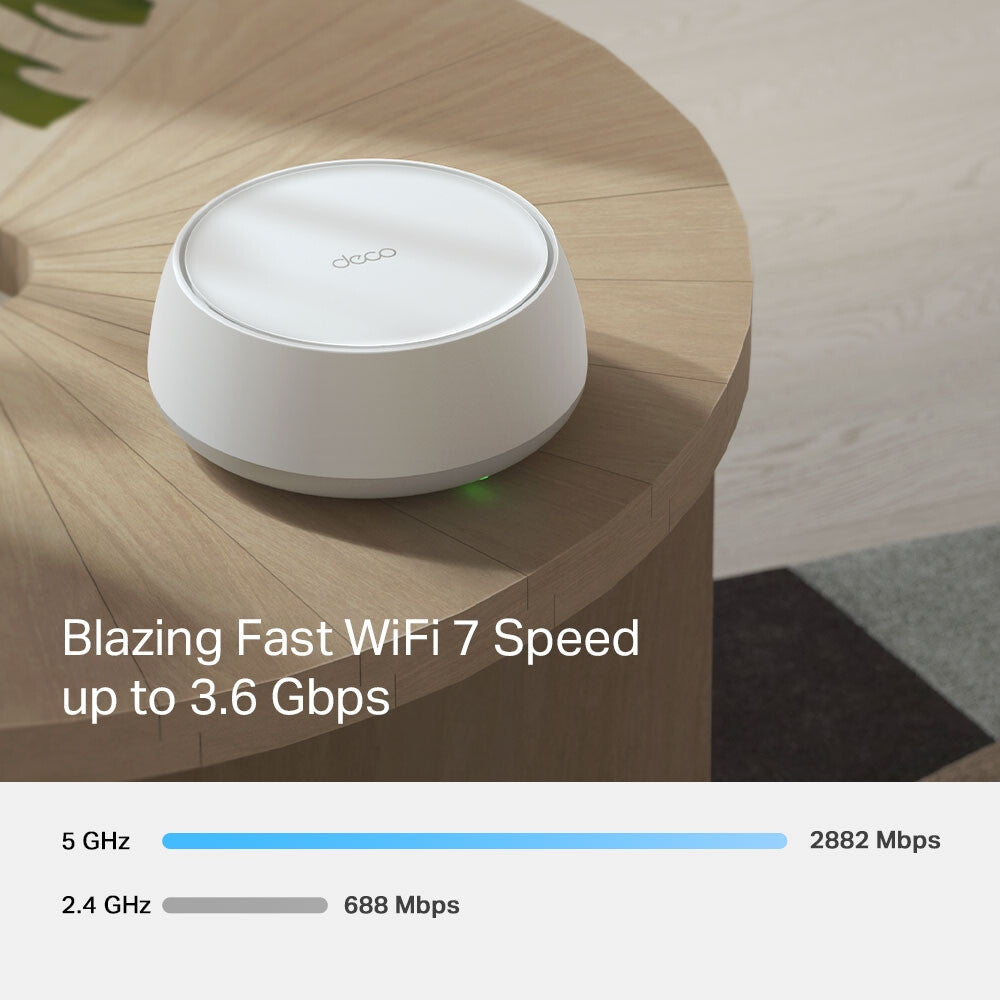 TP-Link DECO BE25(1-PACK) mesh Wi-Fi-system Dual-band (2,4 GHz / 5 GHz) Wi-Fi 7 (802.11be) Hvid 2 Intern