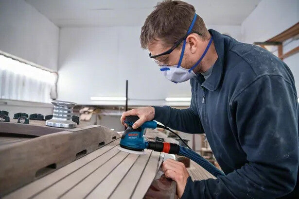 Bosch GEX 125-1 Excentersliber 12000 rpm 24000 OPM Sort, Blå, Rød 250 W
