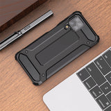 Hybrid Armor Case Tough Rugged Cover til Samsung Galaxy A22 4G guld