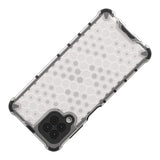 Honeycomb Case armor cover med TPU Bumper til Samsung Galaxy A22 4G sort
