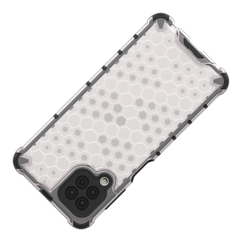 Honeycomb Case rustning med TPU Bumper til Samsung Galaxy A22 4G sort