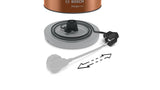 Bosch TWK4P439 elkedel 1,7 L 2400 W Sort, Guld