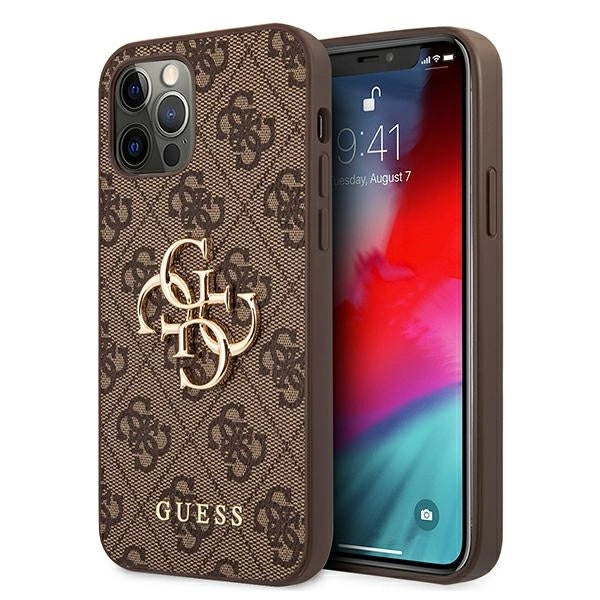 Guess 4G Big Metal Logo Case til iPhone 12 / iPhone 12 Pro -