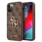 Guess 4G Big Metal Logo Case til iPhone 12 / iPhone 12 Pro -