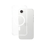 CARE by PanzerGlass Samba Case Transparent w. White Qi Compatible iPhone 17e | 16e