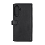 Samsung Galaxy A36 (5G) 2-in-1 Wallet Magnet Flip Cover m. Pung - Ægte Læder - Sort