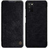 Nillkin Qin læderhylster for Samsung Galaxy A03s sort