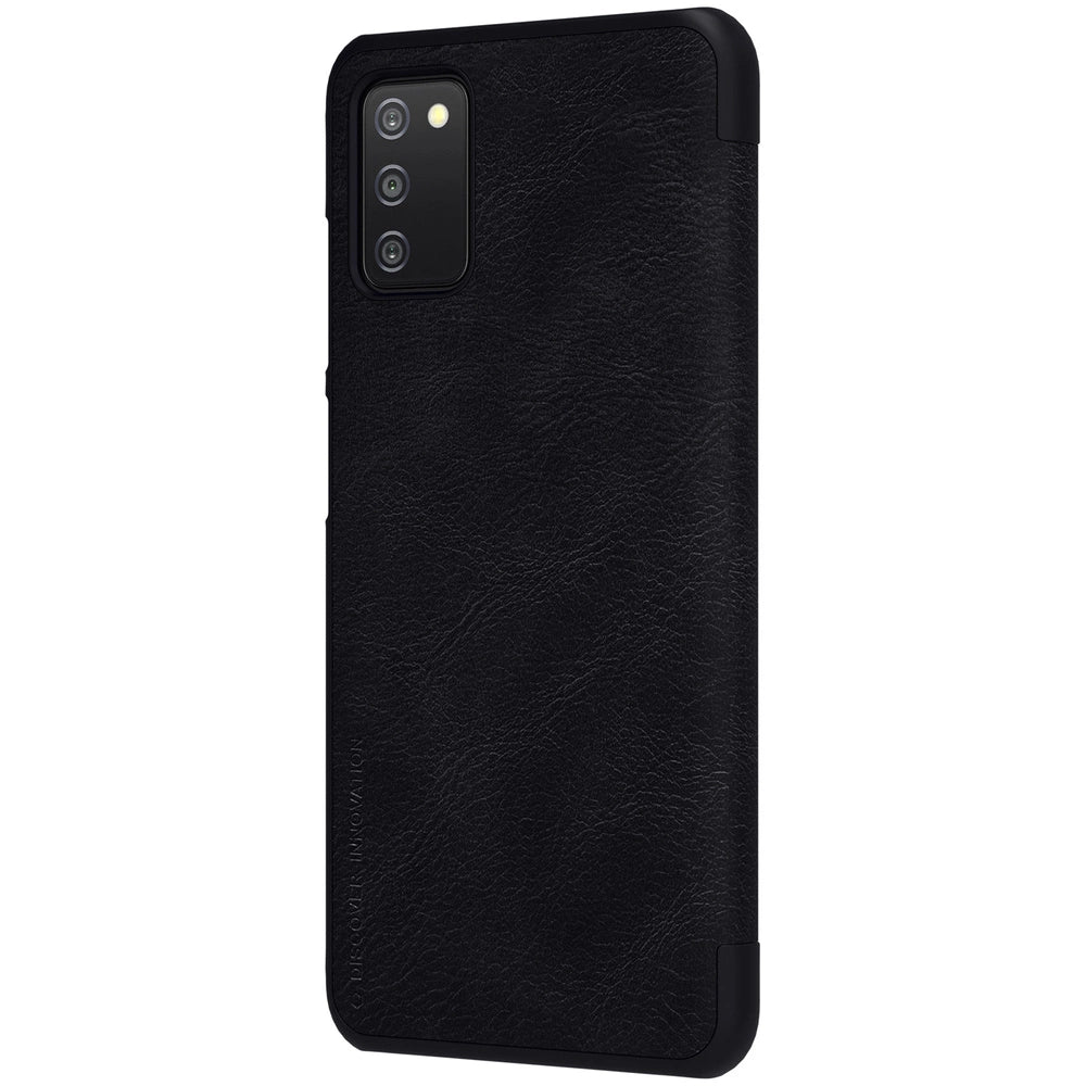Nillkin Qin læderhylster for Samsung Galaxy A03s sort