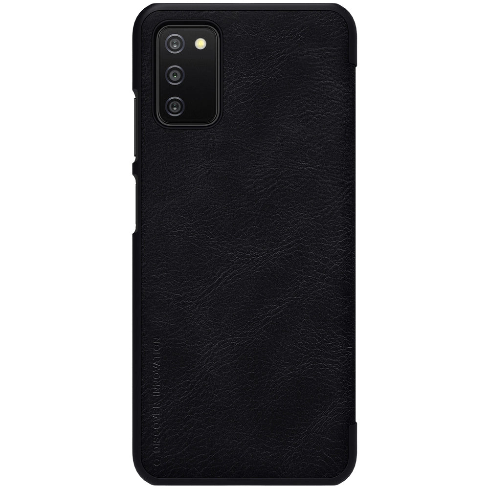 Nillkin Qin læderhylster for Samsung Galaxy A03s sort