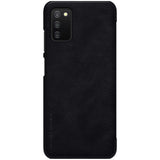 Nillkin Qin læderhylster for Samsung Galaxy A03s sort