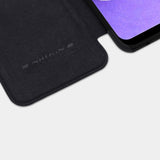 Nillkin Qin læderhylster for Samsung Galaxy A03s sort