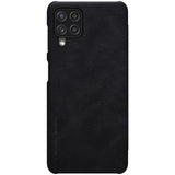 Nillkin Qin læderhylster for Samsung Galaxy A22 4G sort