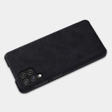 Nillkin Qin læderhylster for Samsung Galaxy A22 4G sort